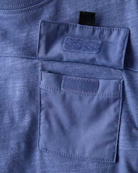 Product image 3 of Toddler Boy Short-Sleeve Pocket Tee - Blue