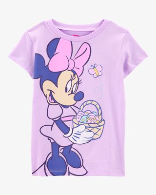 Product image 1 of Toddler Disney© Minnie Mouse Easter Short-Sleeve Graphic Tee - Purple