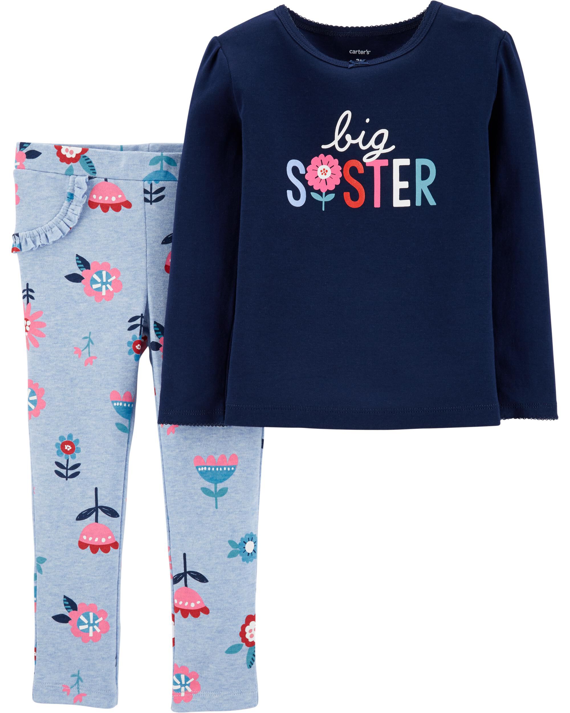 2-Piece Big Sister Tee \u0026 Floral Pant 