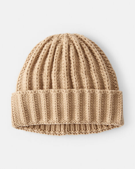 toddler beanie - camel