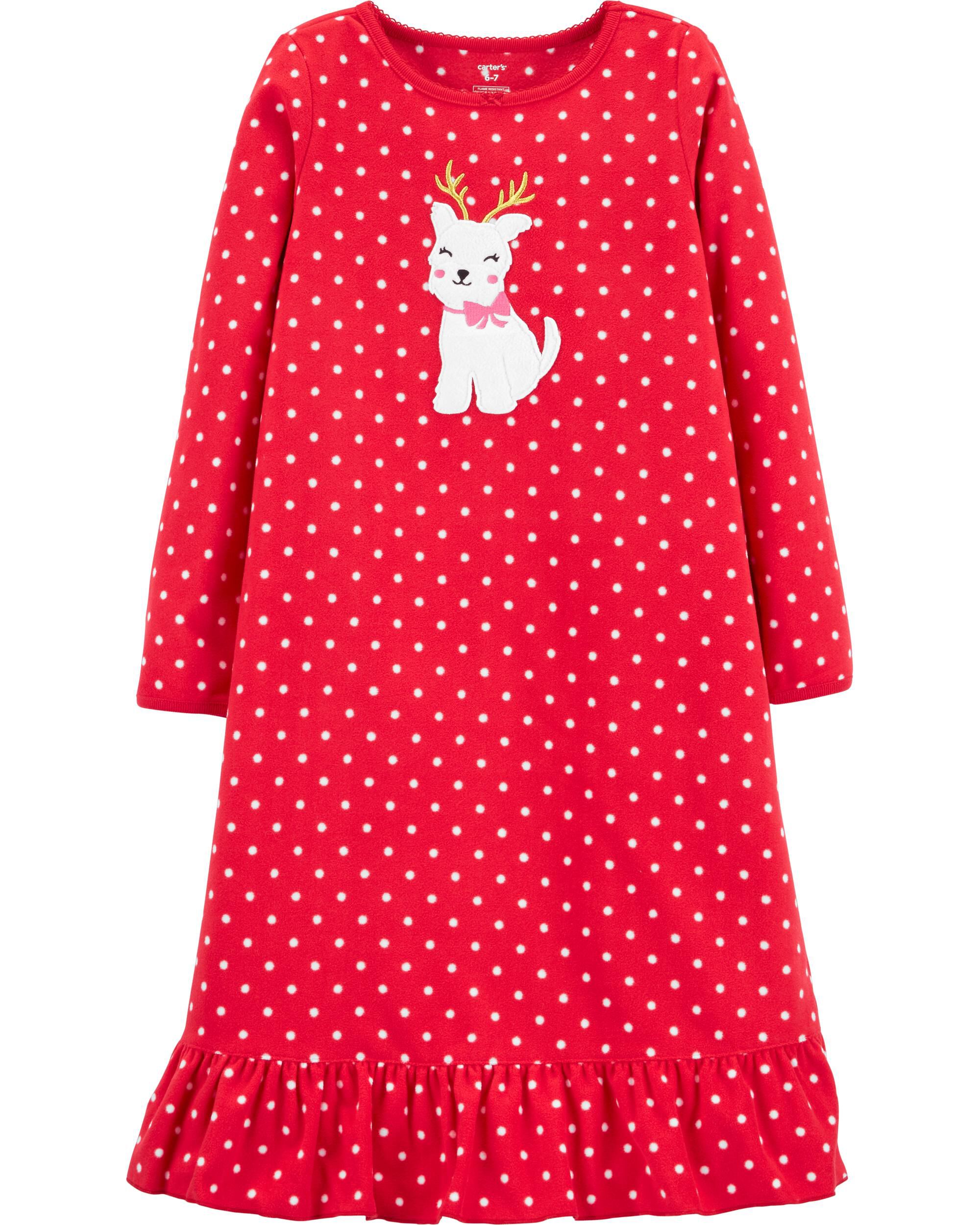 long fleece nightdresses