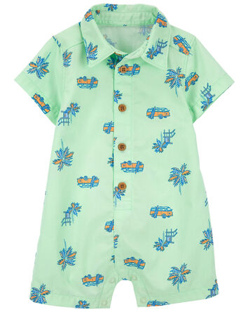 Baby Tropical Cotton Romper