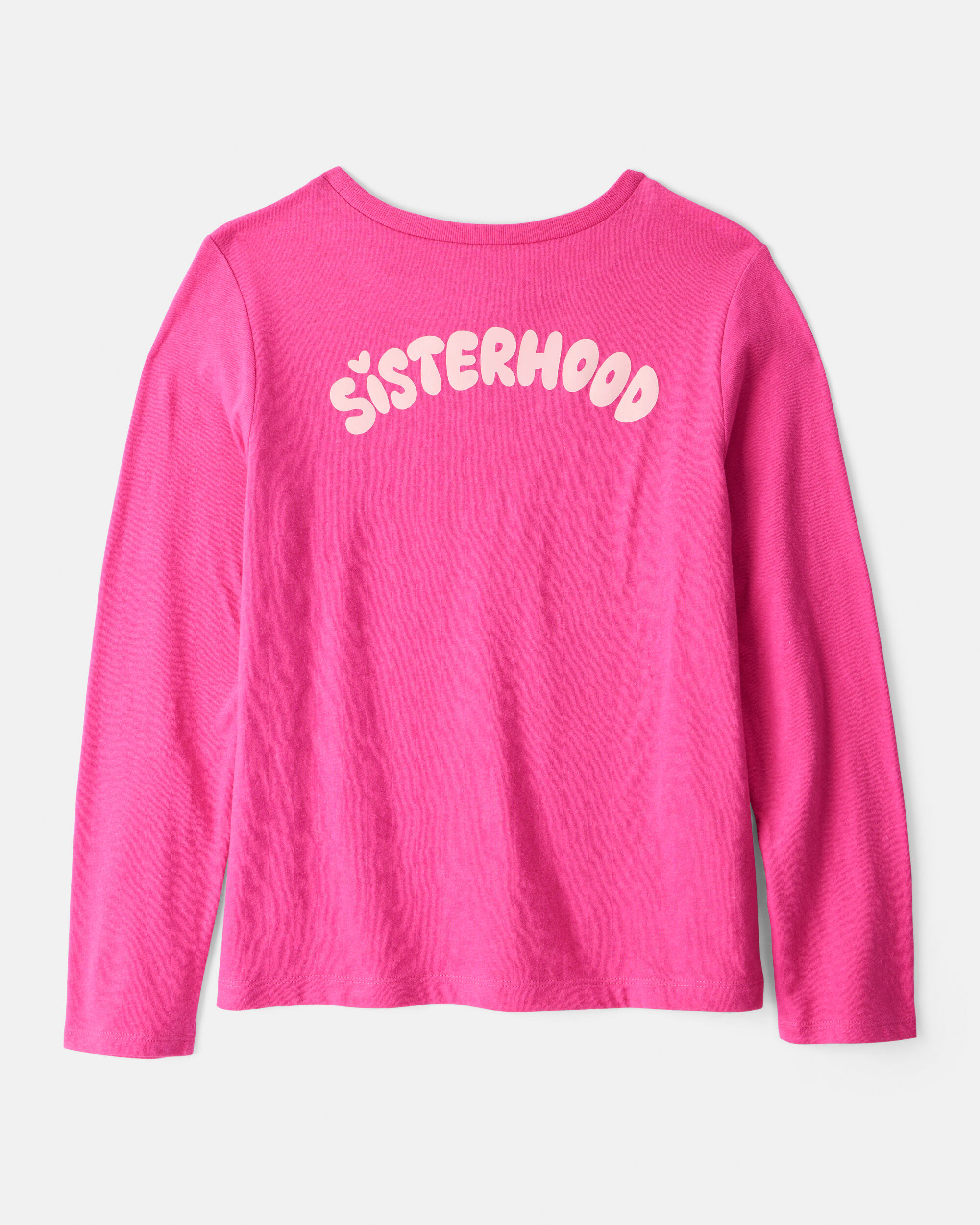 Girls Sisterhood Long-Sleeve Graphic Tee - Pink - Carter's
