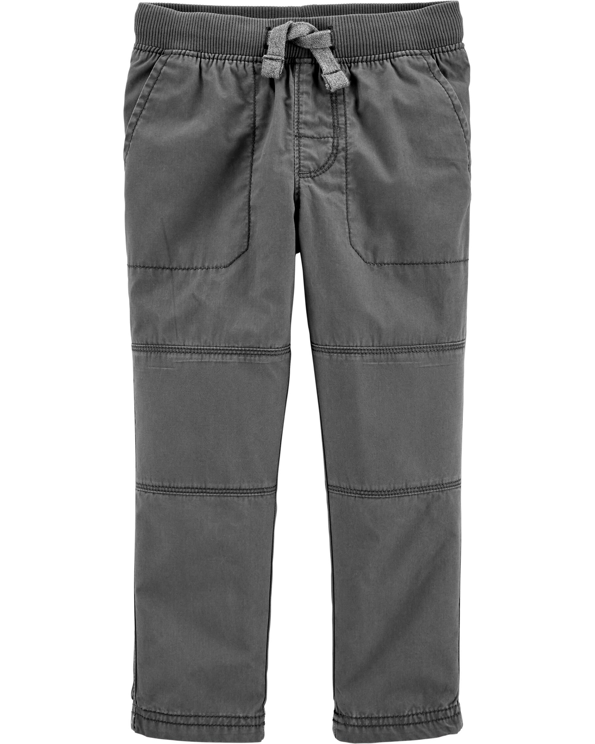 NWT Carter's Boys Pull-On Play Proof Pants Khakis Reinforced Knee many sizes