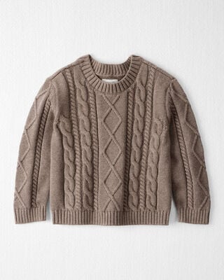 Product image 1 of Toddler Organic Cotton Cable Knit Sweater