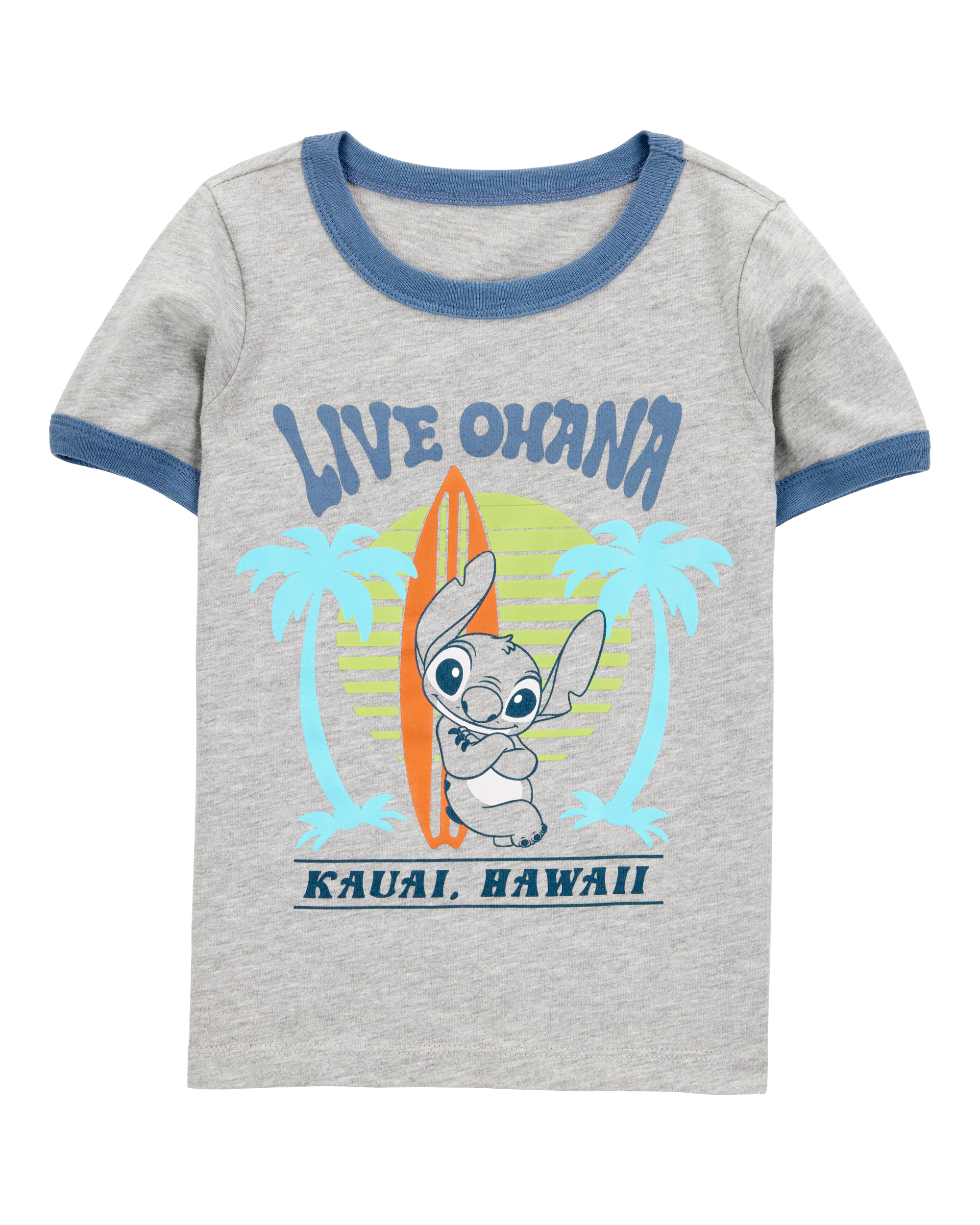 Toddler Disney© Lilo & Stitch Short-Sleeve Graphic Tee - Grey