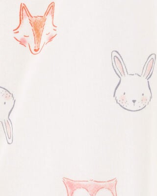 Product image 2 of Toddler 1-Piece Animals 100% Snug Fit Cotton Footie Pajamas