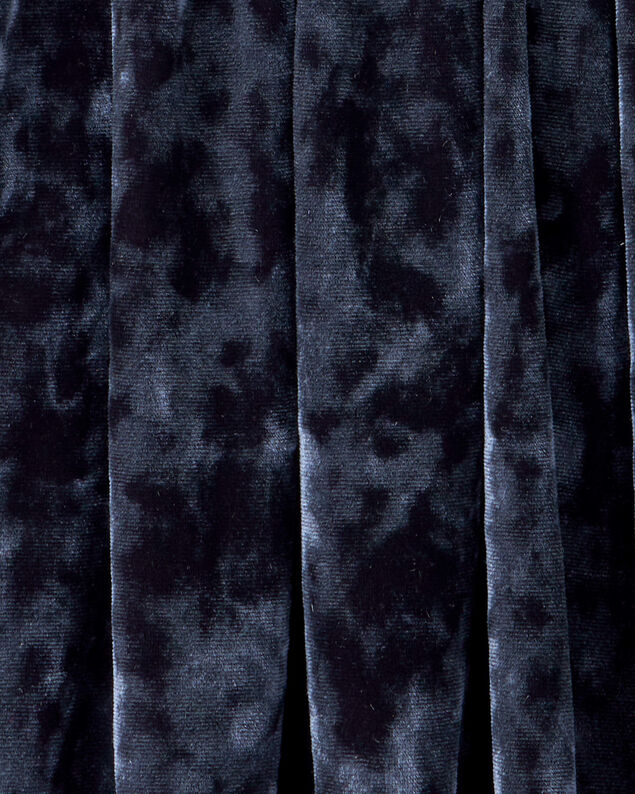 Product image 2 of Girls Velour Skater Skirt - Navy