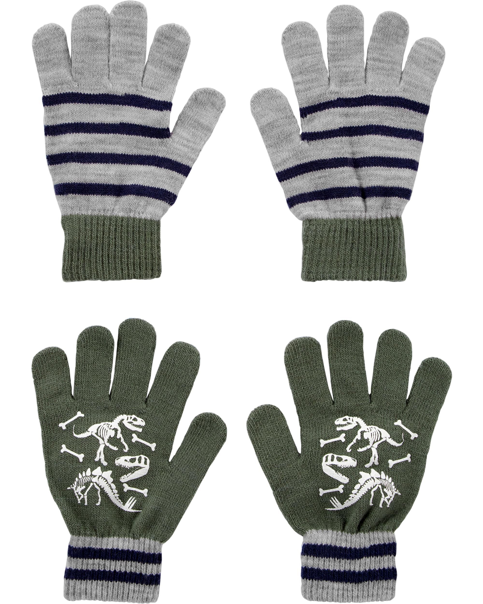 *CLEARANCE* 2-Pack Glow Gripper Gloves