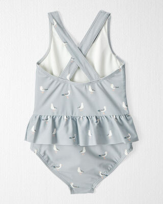 Product image 2 of Toddler Girl Recycled Seagull-Print Swimsuit