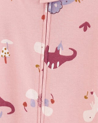 Product image 2 of Toddler 1-Piece Dino 100% Snug Fit Cotton Footless Pajamas