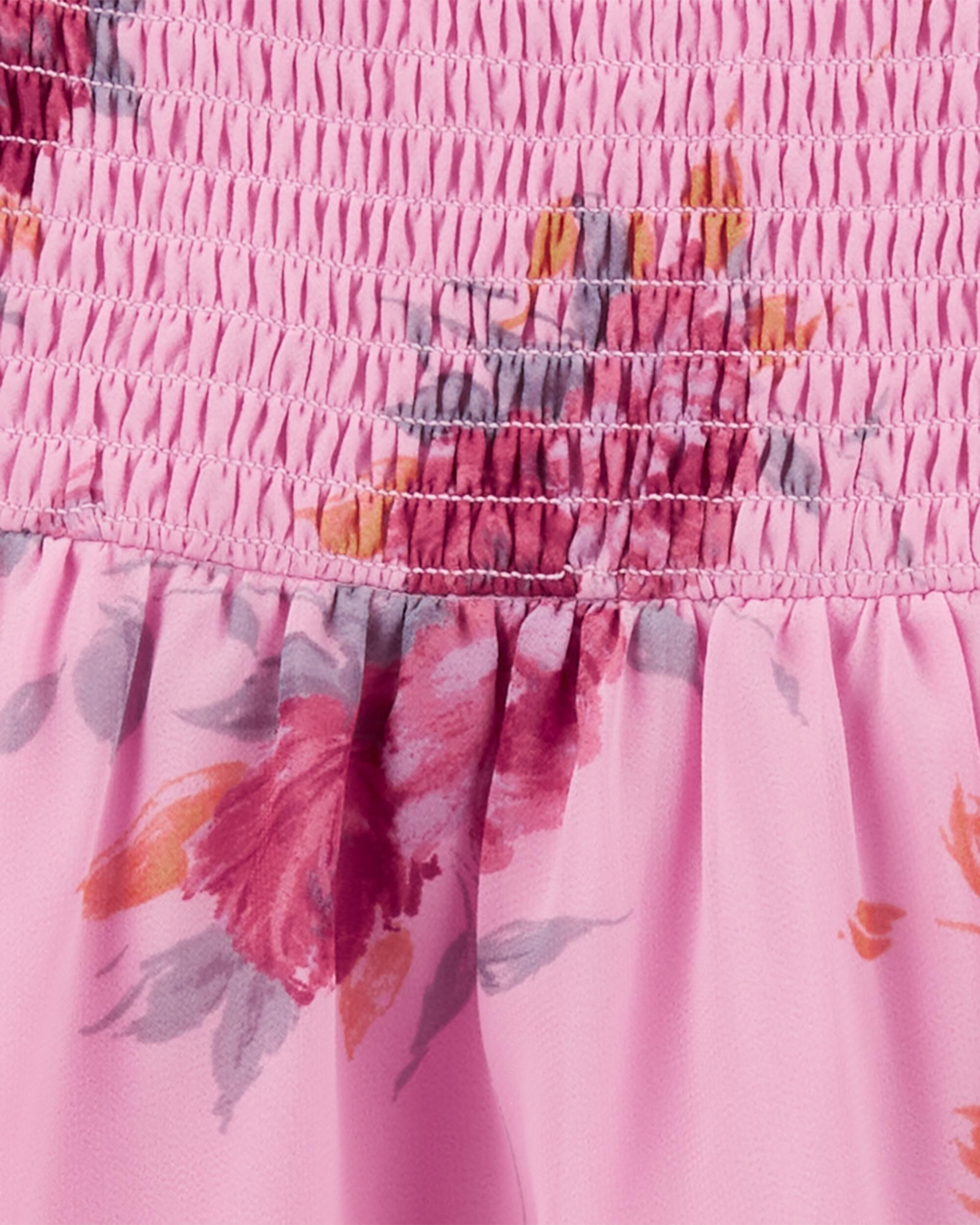 ワンピース Uhr Mom dress pink 5-6Y Mother Denim - The Cover Up Midi Dress in Quartz Pink