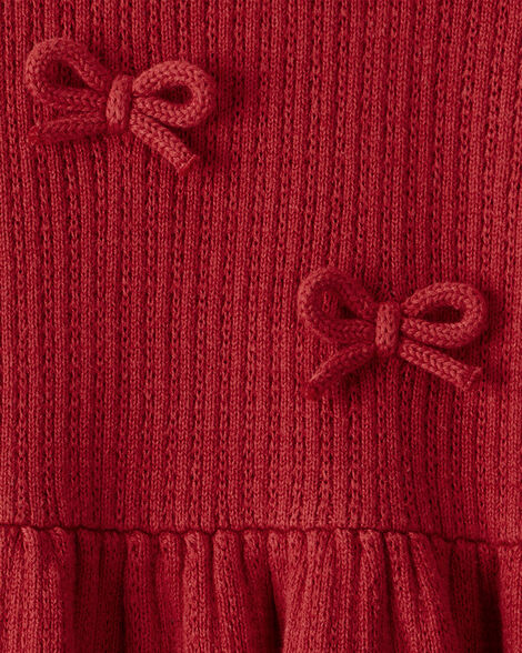 Product image 4 of Toddler Girl Organic Cotton Sweater Knit Dress
