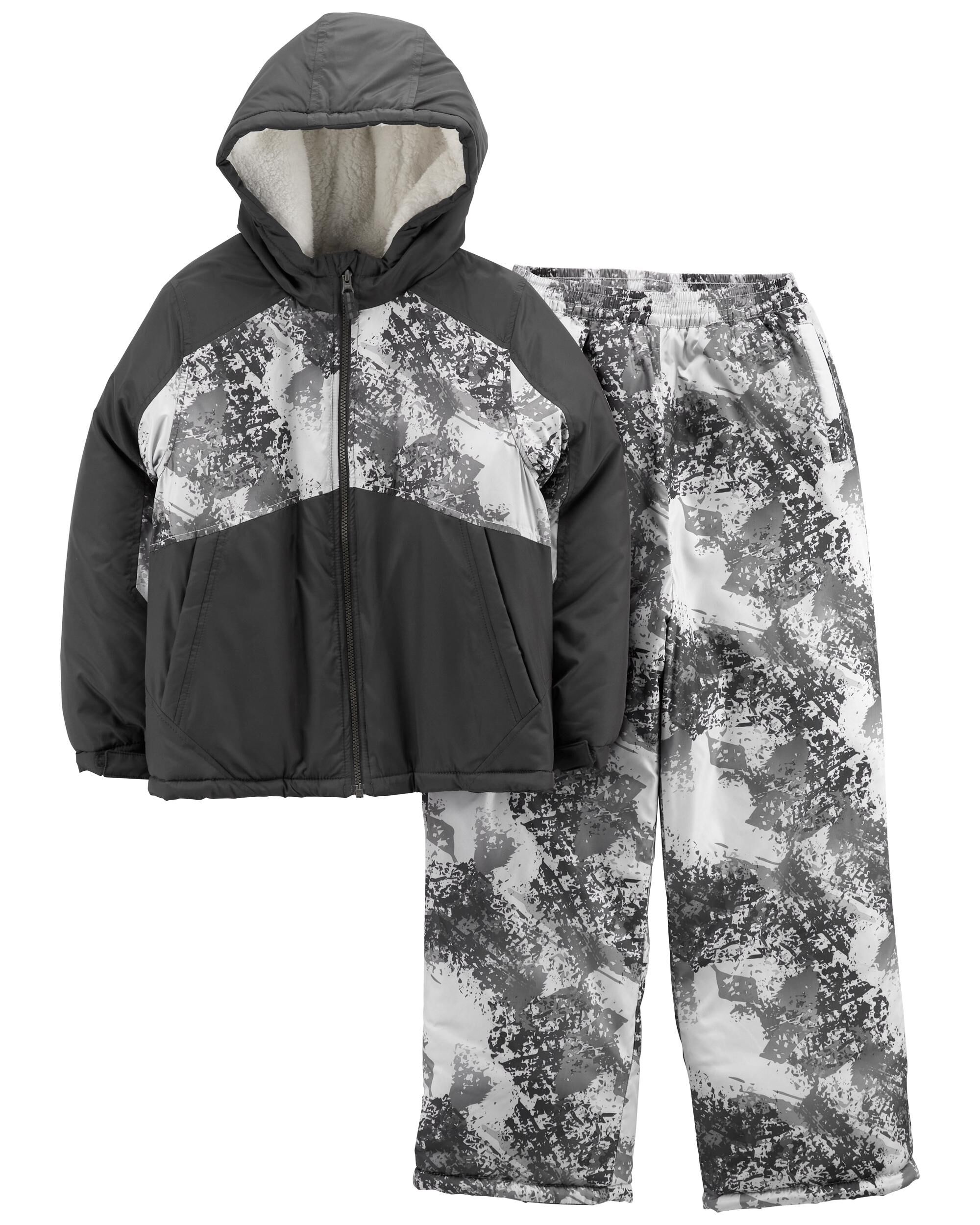 Kid Fleece-Lined Midweight Jacket with Faux Fur - OshKosh
