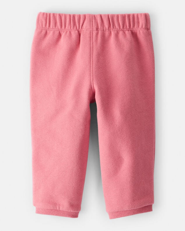 Product image 2 of Baby Girl DayDream Fleece Pull-On Pants - Pink