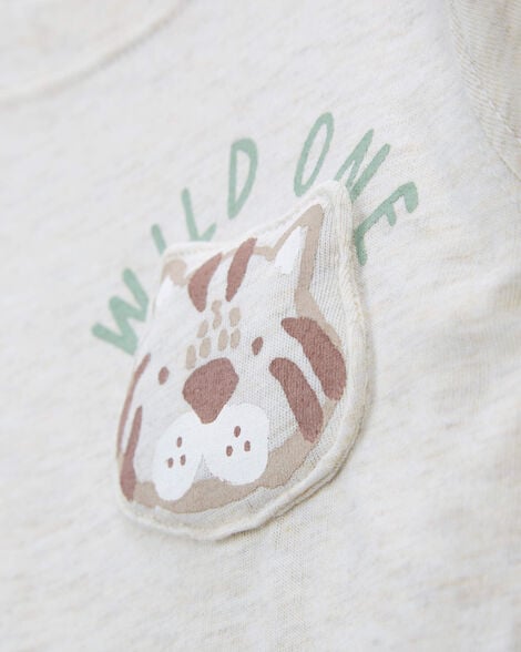 Product image 3 of Toddler Wild One Graphic Tee - Cream
