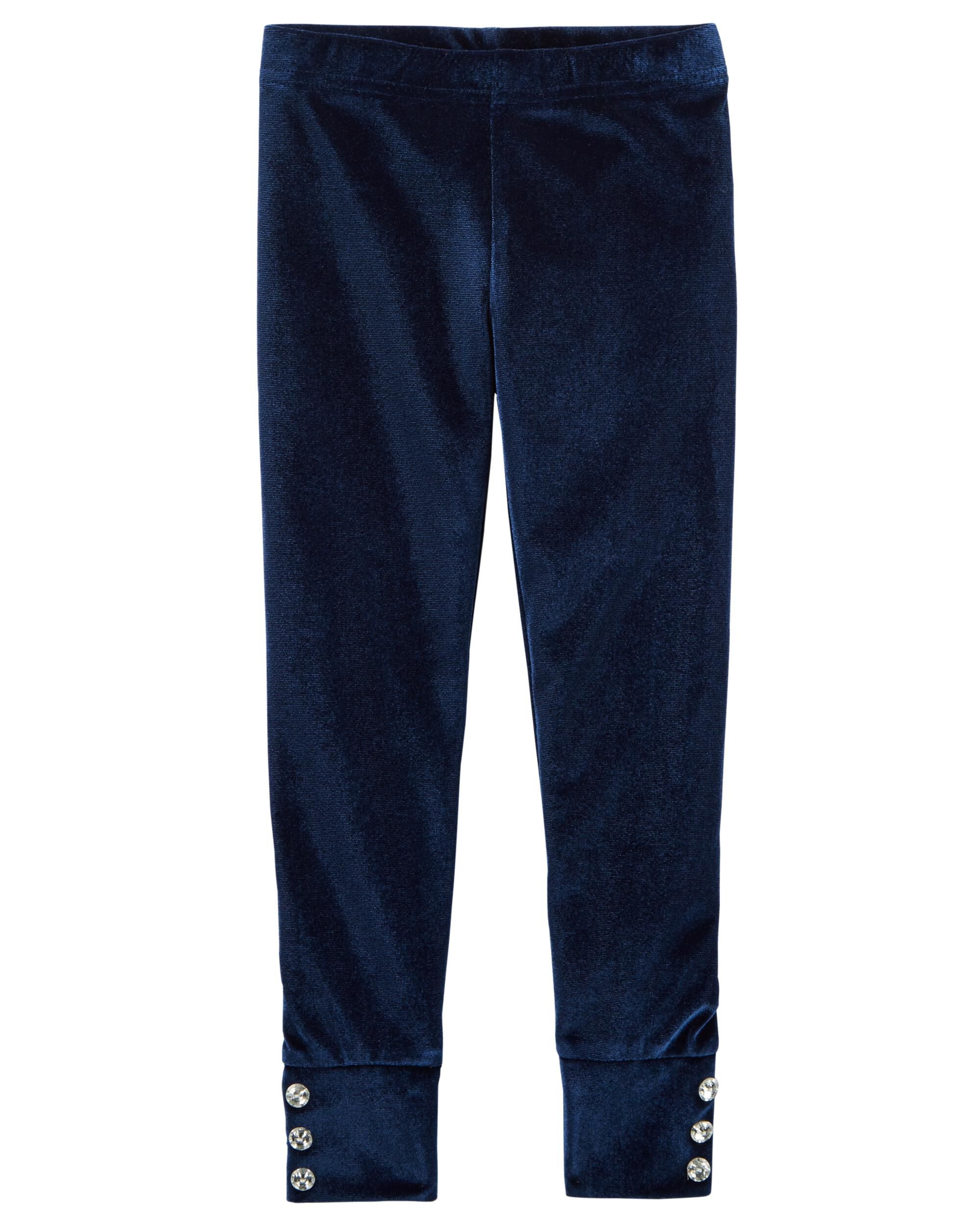 Carters Girls 12M-8 Velvet Leggings