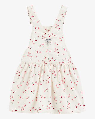 Product image 2 of Baby Cherry-Print Jumper Dress - White