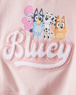 Product image 2 of Baby Girl Bluey French Terry Pullover - Pink