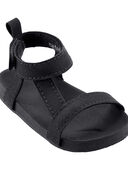 Black - Baby Strappy Sandal Shoes, Selected
