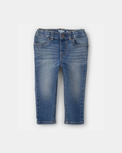 Baby Boy Dark Blue Wash Straight-Leg Jeans