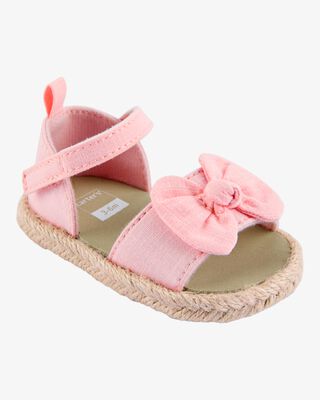 Product image 1 of Baby Bow Espadrille Sandals - Pink