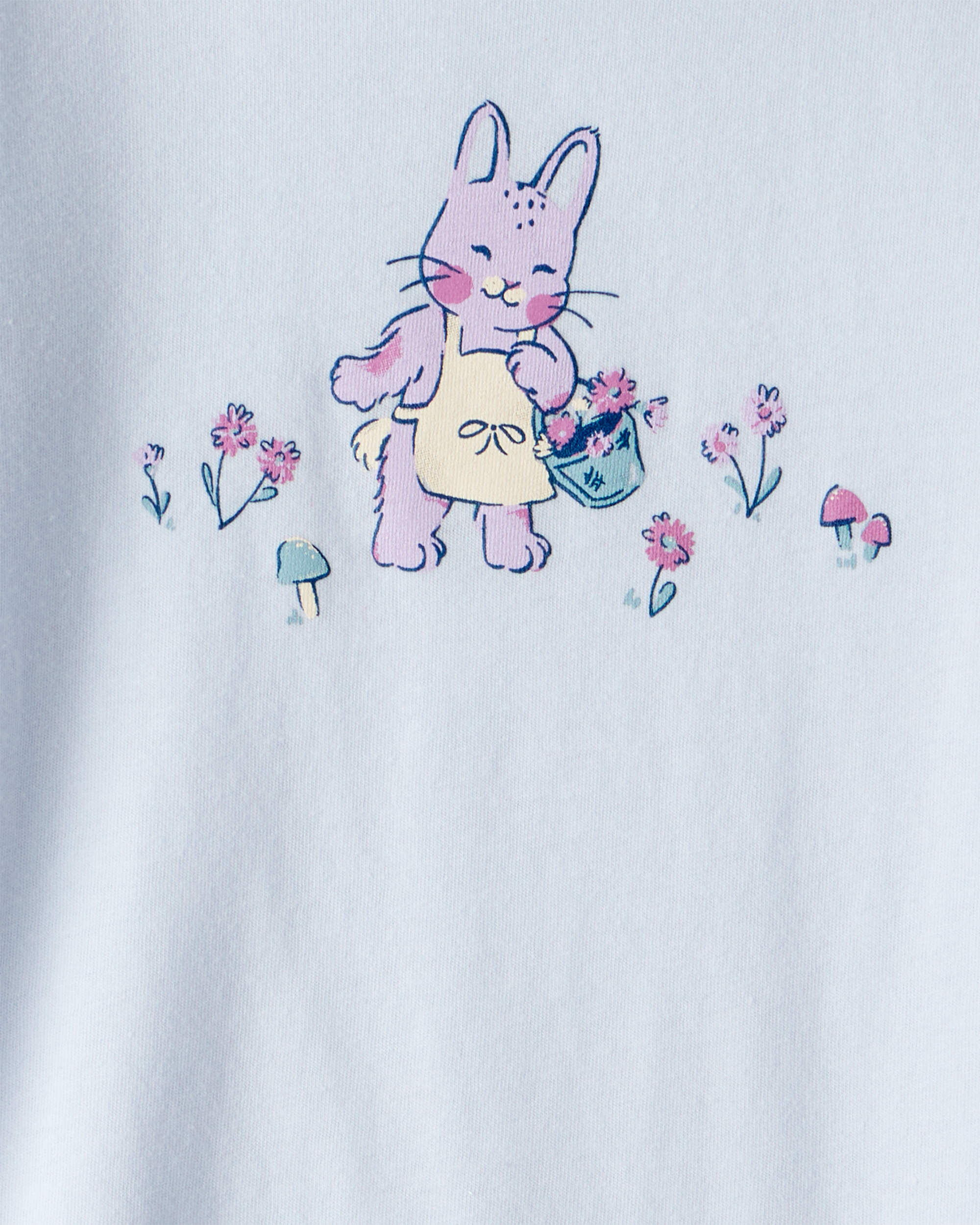 Toddler Girl Bunny Long-Sleeve Graphic Tee - Blue - Carter's