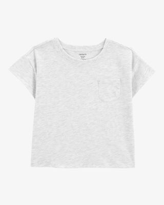 Product image 1 of Kid Solid Short-Sleeve Fashion Top - Grey
