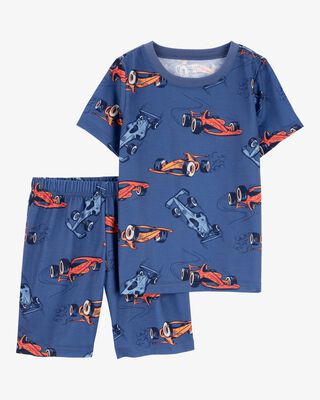 Product image 1 of Kid 2-Piece Race Car Loose Fit Pajamas