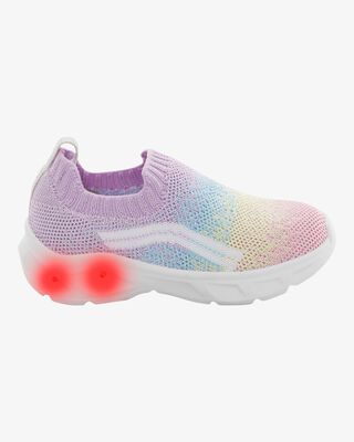 Product image 2 of Toddler Light-Up Recycled Knit Slip-On Shoes