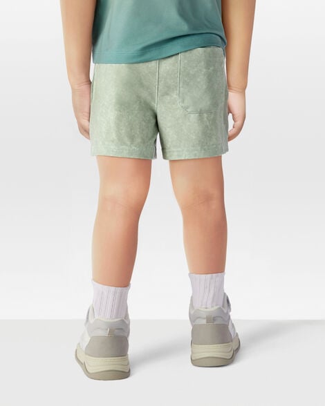  Product image 3 of Toddler Solid Pull-On Knit Shorts - Green