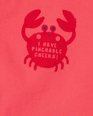 Product image 2 of Baby Pinchable Cheeks Crab Bodysuit