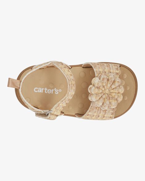  Product image 4 of  Every Step® First Walker Woven Flower Accent Sandals - Beige
