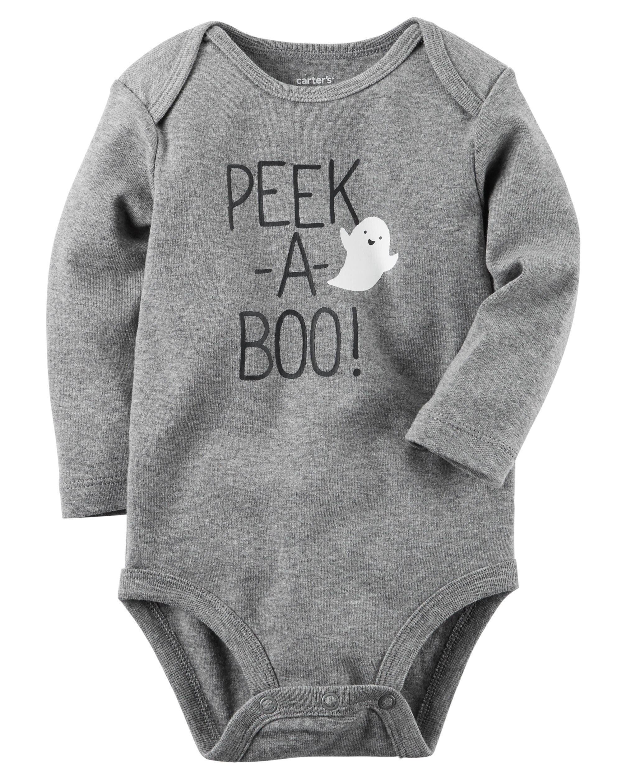 carter's black onesie