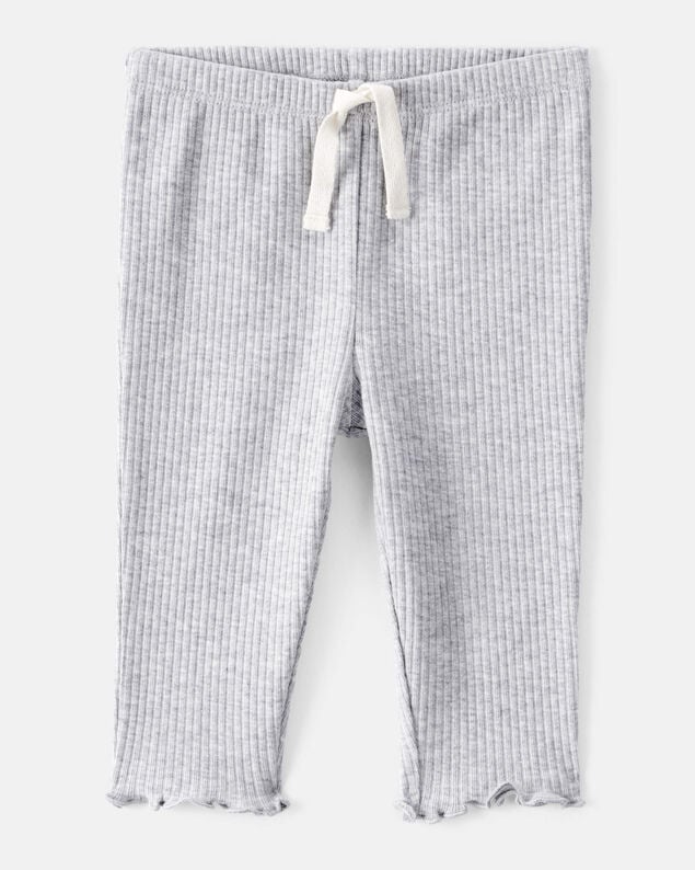 Product image 1 of Baby Girl Knit Pull-On Pants - Grey