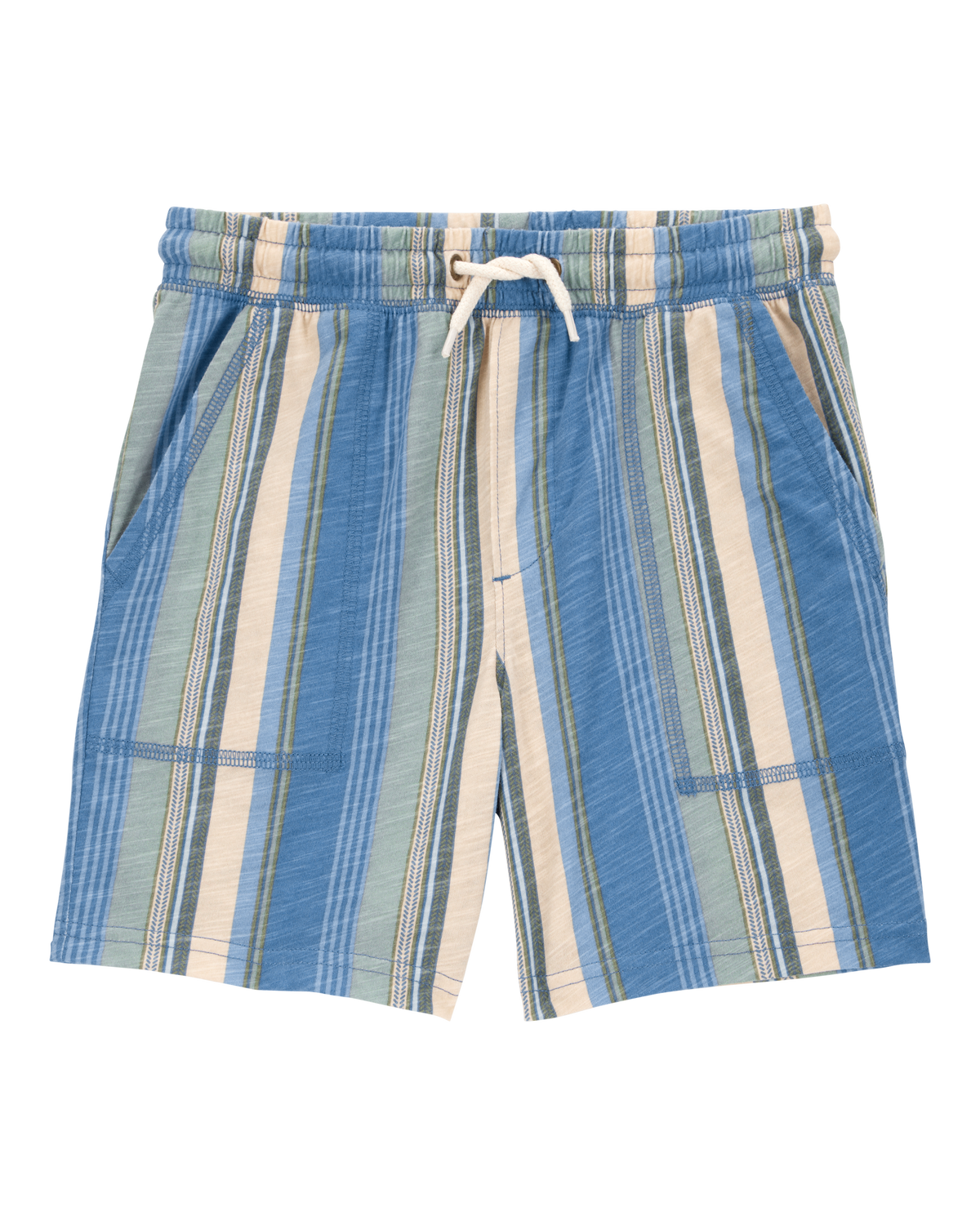 【韓国 WHO.A.U】Steve Striped Cotton Shorts(Set-up) Steve Striped Cotton Shorts(Set-up) - 후아유닷컴