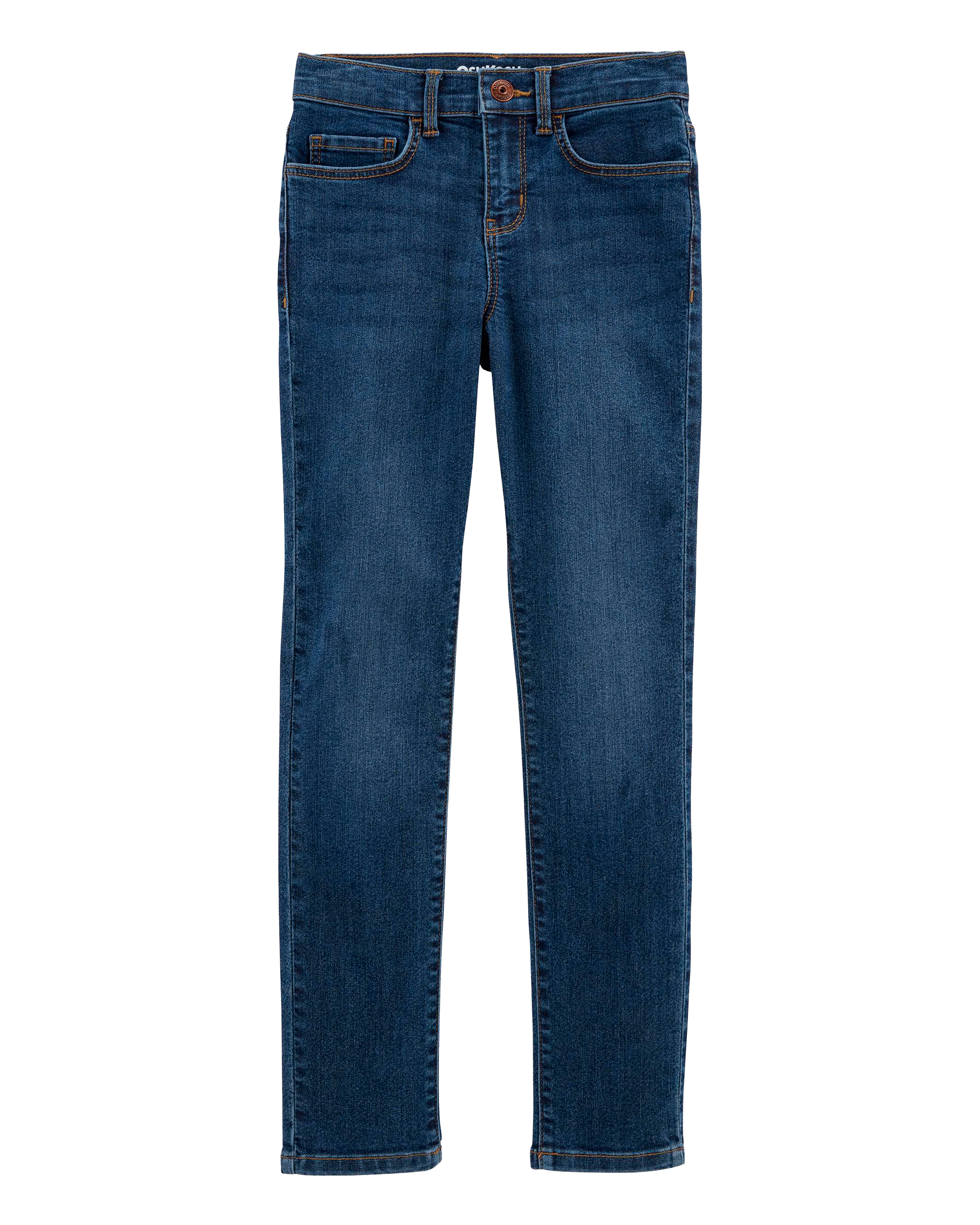 Kid Dark Blue Wash Super Skinny-Leg Jeans