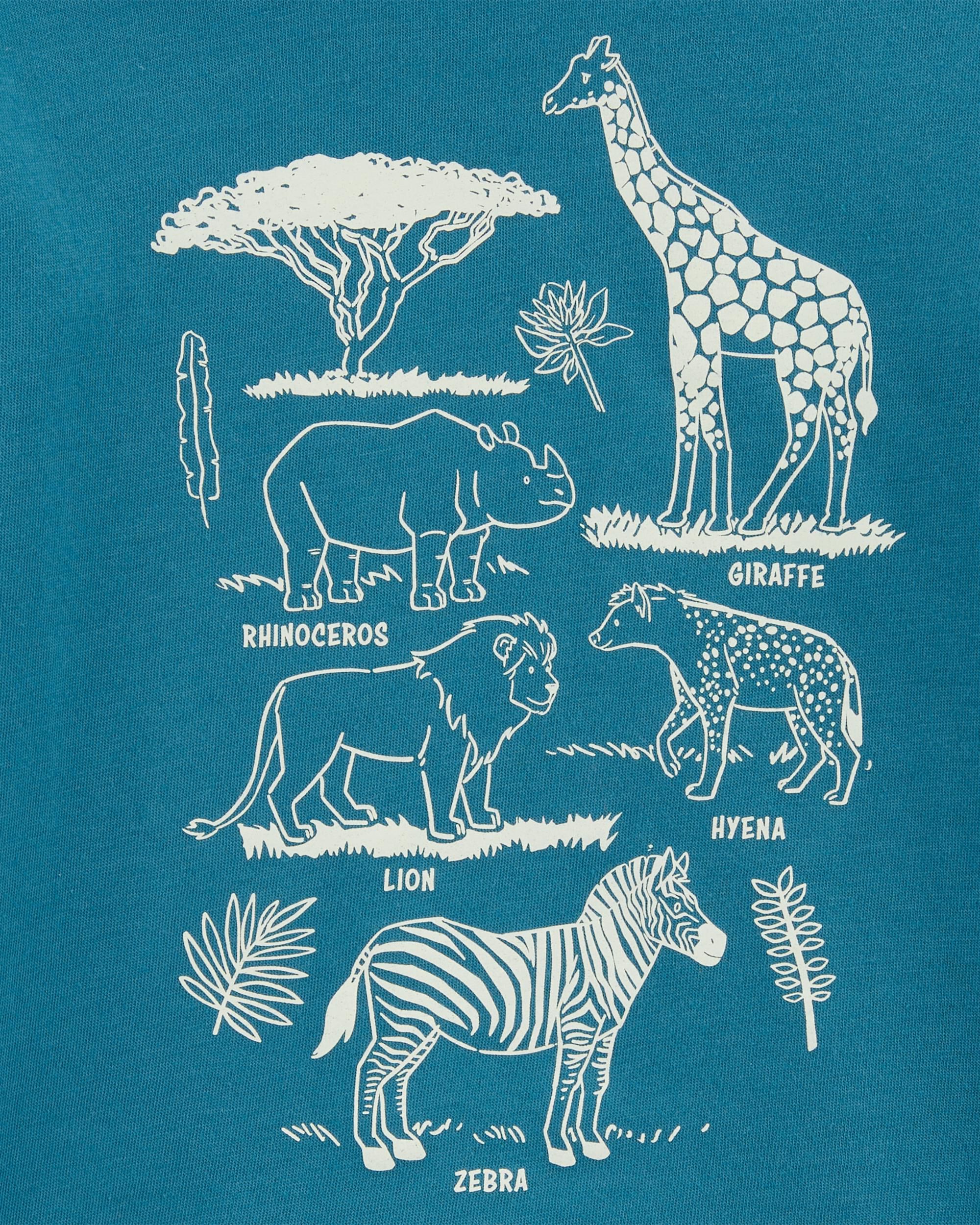 Toddler Safari Long-Sleeve Graphic Tee - Blue - OshKosh | Carter's