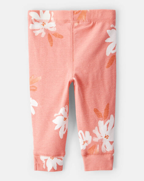 Product image 2 of Baby 2-Pack Pull-On Pants - Pink/Floral