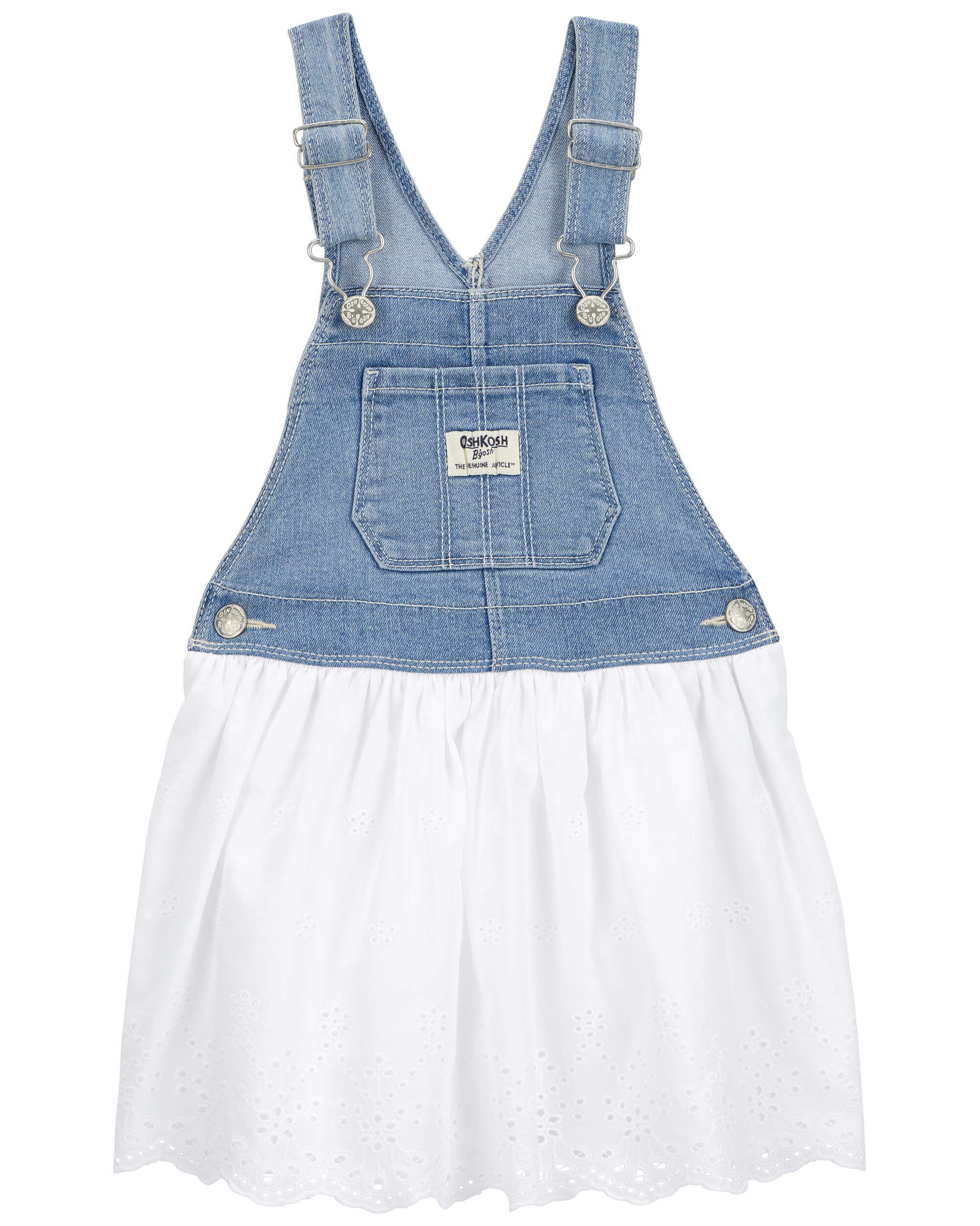 Baby Floral Stretch Denim Jumper Dress - OshKosh | Carter's Baby Floral Stretch Denim Jumper Dress - OshKosh | Carter's