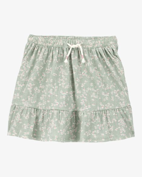 Product image 4 of Kid 2-Piece Floral Fashion Top & Crinkle Skirt Set