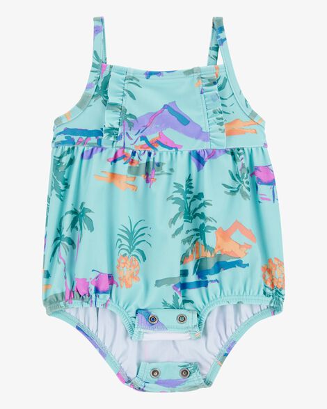  Product image 2 of Baby 1-Piece Tropical-Print Swimsuit