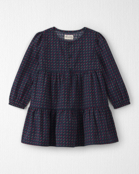 Girls Long Sleeve Floral Dresses