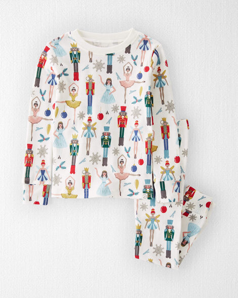 Toddler Organic Cotton Pajamas in Nutcracker