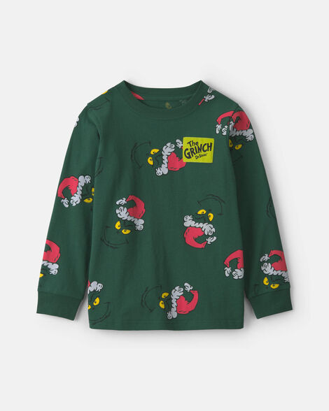 boys dr. seuss™ the grinch christmas long-sleeve graphic tee - green