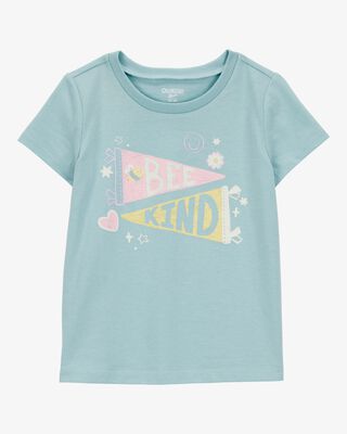 Product image 1 of Toddler Bee Kind Short-Sleeve Graphic Tee-Green