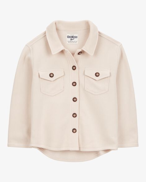 Product image 1 of Kid Button-Front Fleece Shacket