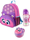 Abby Cadabby - Sesame Street Little Kid Backpack Straw Bottle & Snack Cup Set - Abby Cadabby, Selected