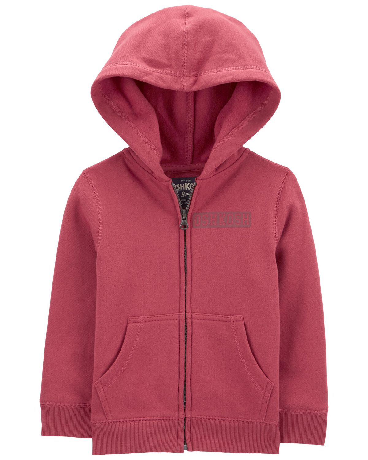 OshKosh Kid Boy Dark Grey Hoodie main image 1