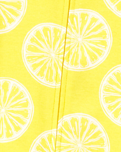 Product image 2 of Toddler 1-Piece Lemon 100% Snug Fit Cotton Footie Pajamas
